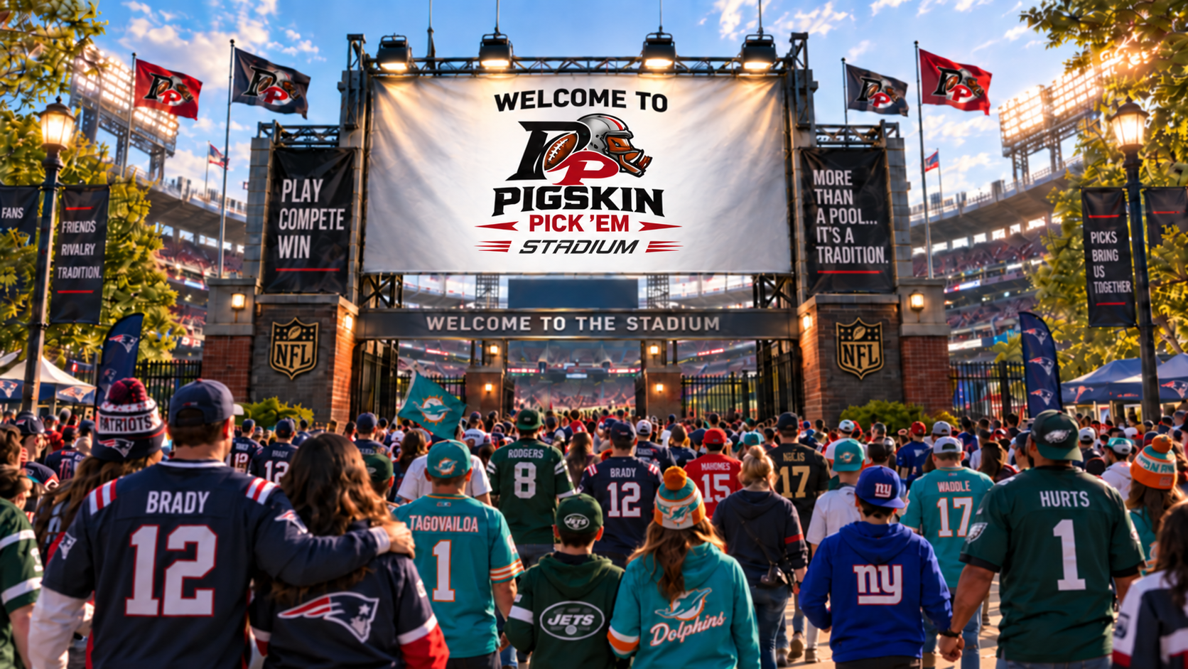 Welcome to Pigskin Pick 'Em Stadium